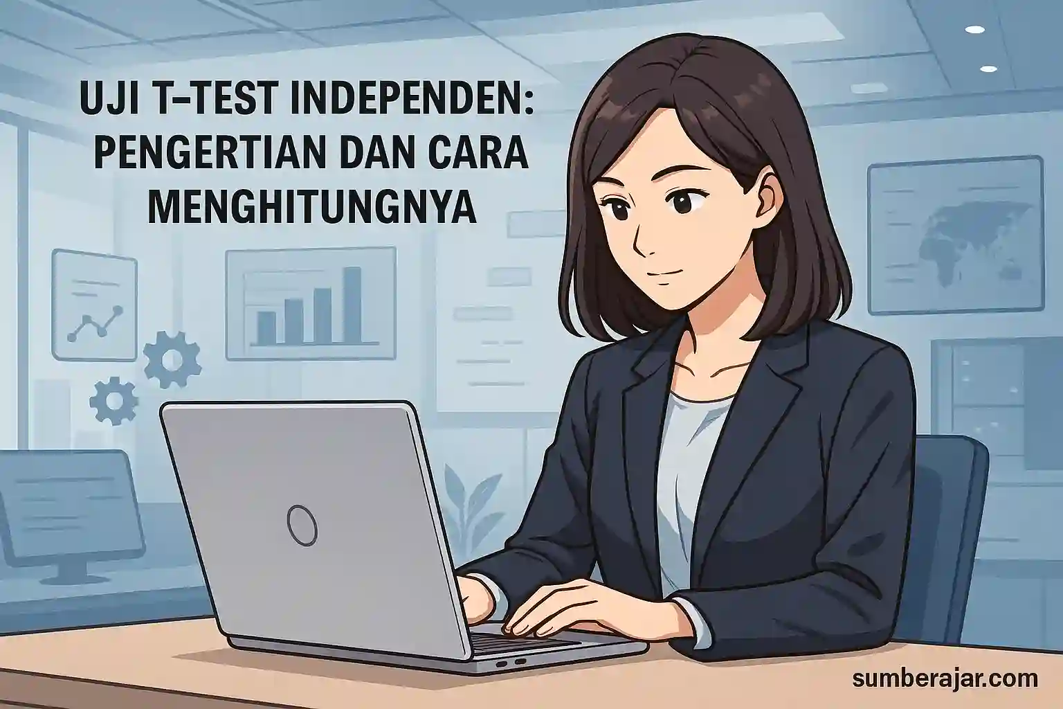Uji t-Test Independen: Pengertian dan Cara Menghitungnya - SumberAjar.com Uji t-Test Independen: Pengertian dan Cara Menghitungnya - SumberAjar.com